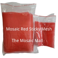 Mosaic Fibreglass mesh - sticky surface for mosaic tesserae